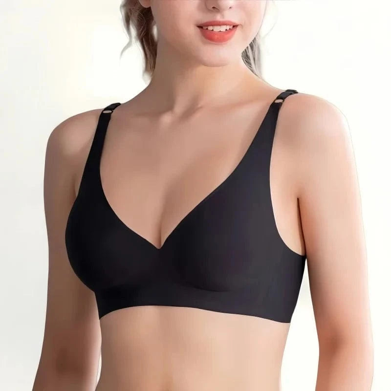 Push Up Seamless Bras For Women Non-wire Brassiere V-neck Bralette Removable Padded Sports Underwear Female Sexy Lingerie S-XXL - A-1 Thread Vault