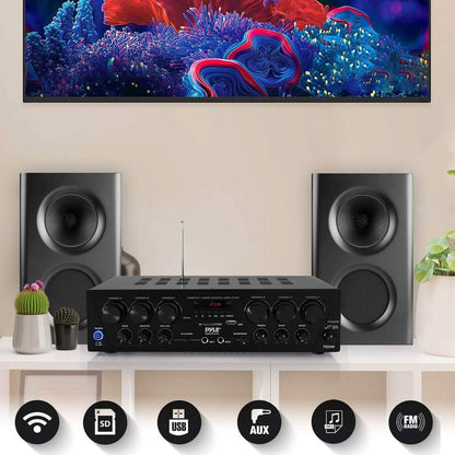 Pyle Wireless Bluetooth Home Audio Amplifier (Refurbished) - A-1 Thread Vault