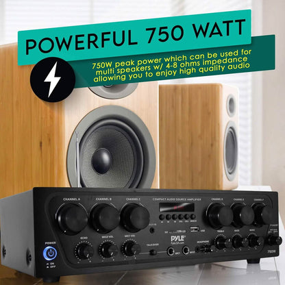 Pyle Wireless Bluetooth Home Audio Amplifier (Refurbished) - A-1 Thread Vault