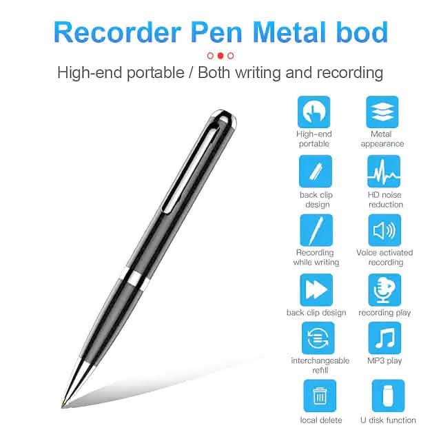 Q96 Portable Digital Pen Voice-to-text Writing Audio Recorder - A-1 Thread Vault