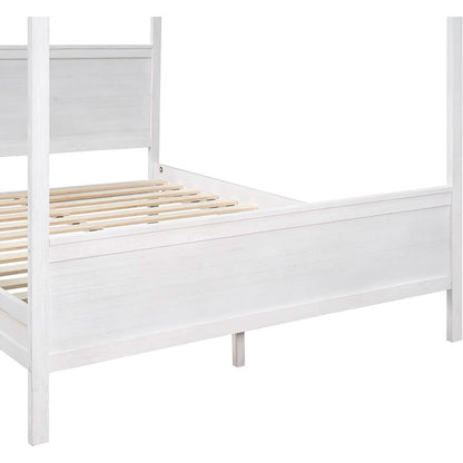 Queen Size Canopy Bed with 2 Nightstands - A-1 Thread Vault