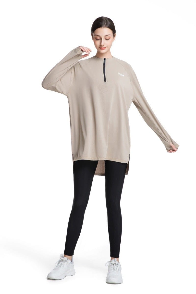 Quick-Dry Activewear with Thumb Holes Sports Top (MS289) - A-1 Thread Vault