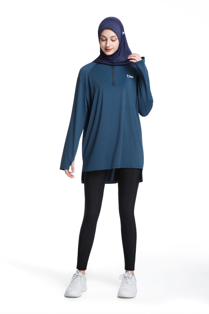 Quick-Dry Activewear with Thumb Holes Sports Top (MS289) - A-1 Thread Vault