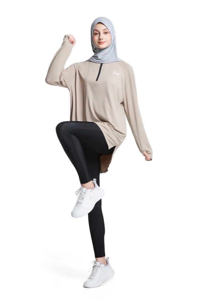 Quick-Dry Activewear with Thumb Holes Sports Top (MS289) - A-1 Thread Vault