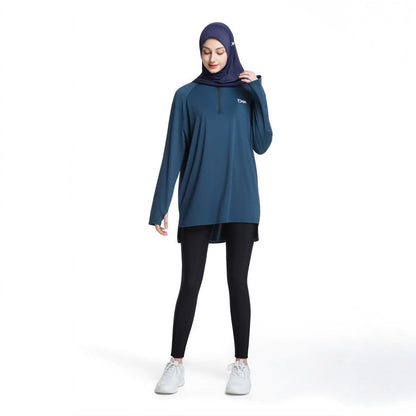 Quick-Dry Activewear with Thumb Holes Sports Top (MS289) - A-1 Thread Vault