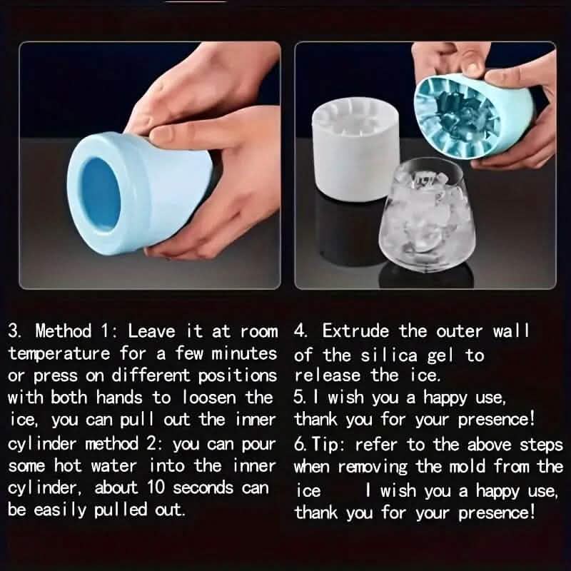 Quick Freezer Silicone Ice Cube Mold - A-1 Thread Vault