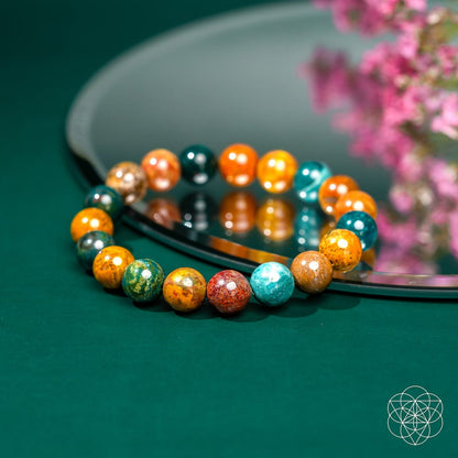 Quiet My Mind – Ocean Jasper Bracelet - A-1 Thread Vault
