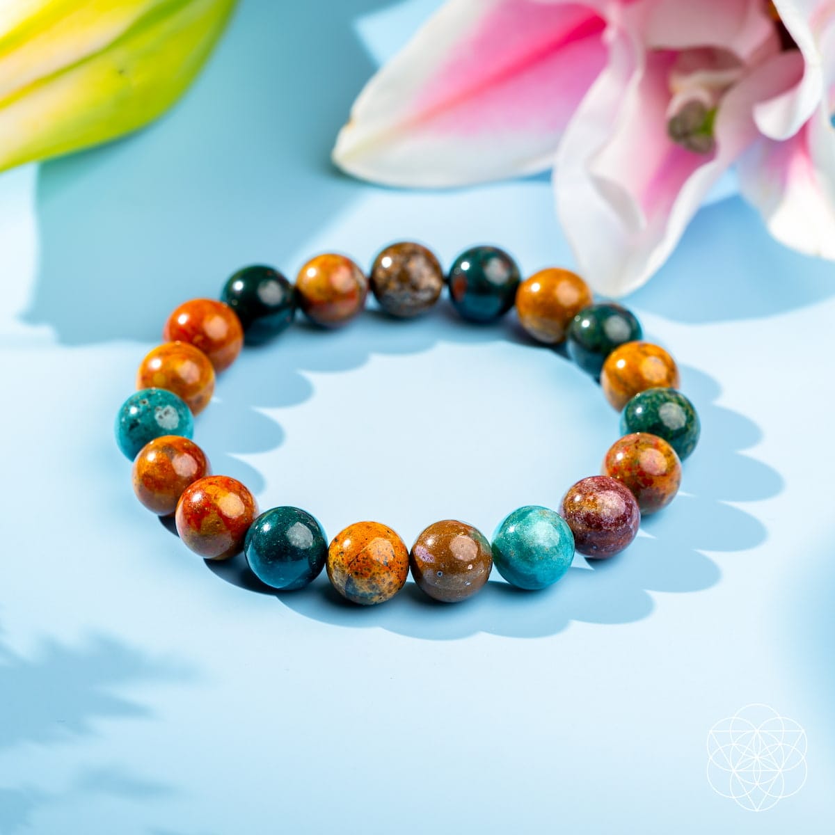 Quiet My Mind – Ocean Jasper Bracelet - A-1 Thread Vault