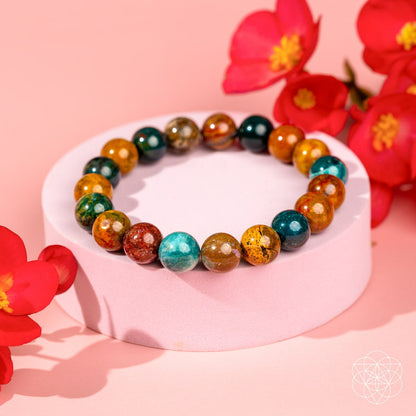Quiet My Mind – Ocean Jasper Bracelet - A-1 Thread Vault