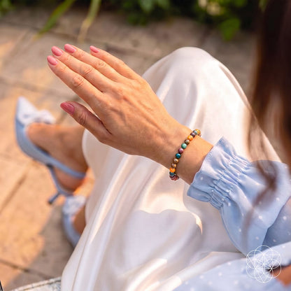 Quiet My Mind – Ocean Jasper Bracelet | 6mm - A-1 Thread Vault