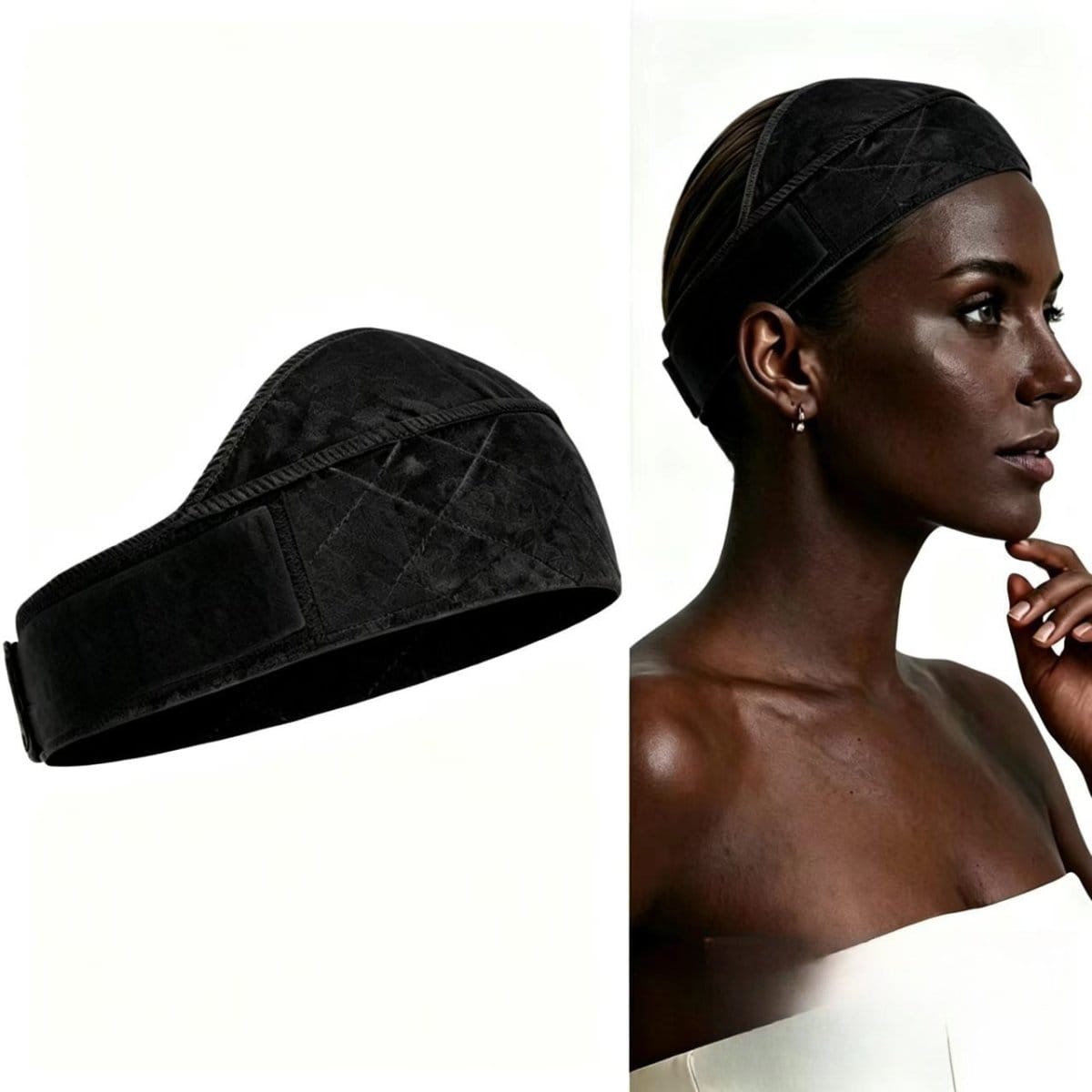 Quilted Elastic Hijab Grip Band(MAC433) - A-1 Thread Vault