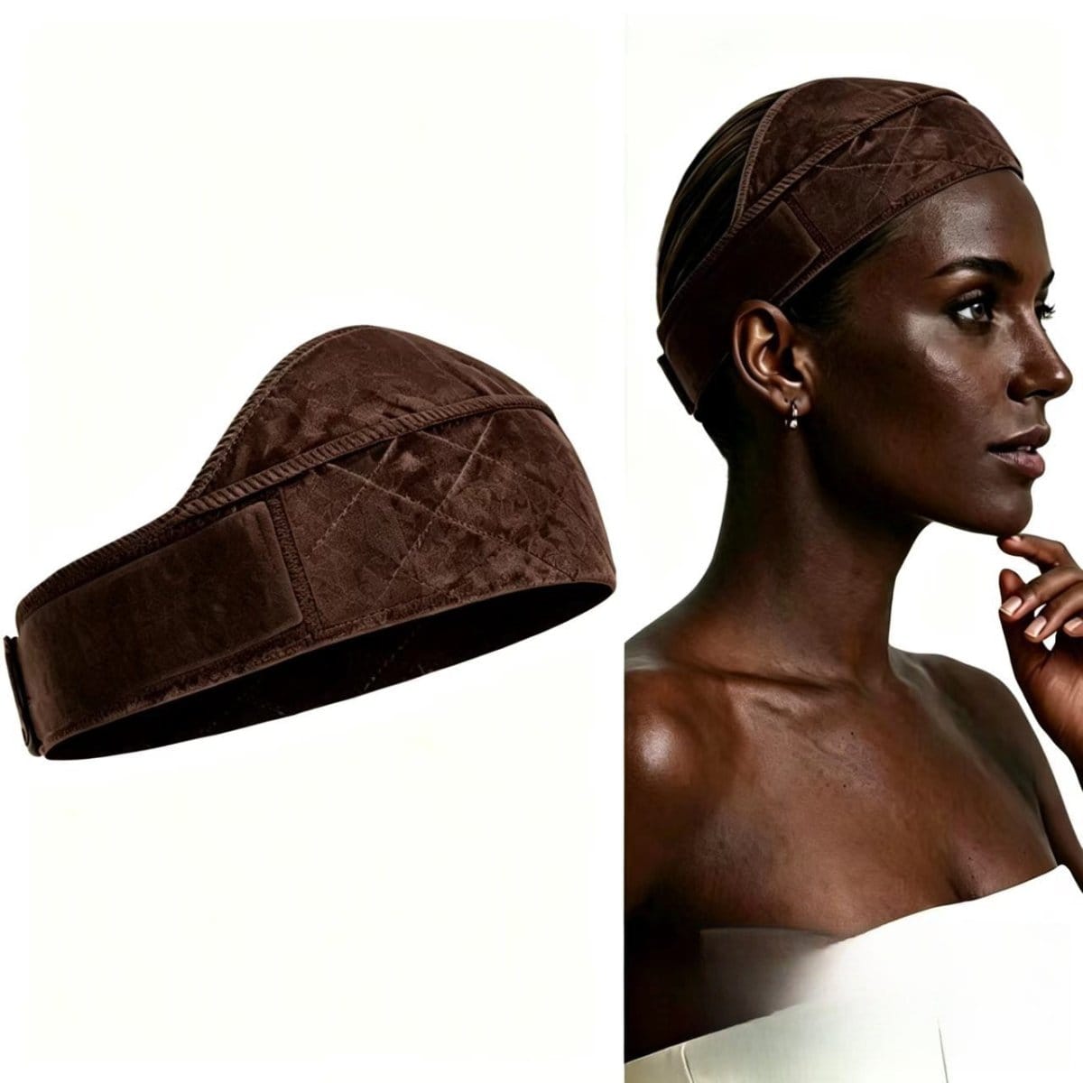 Quilted Elastic Hijab Grip Band(MAC433) - A-1 Thread Vault