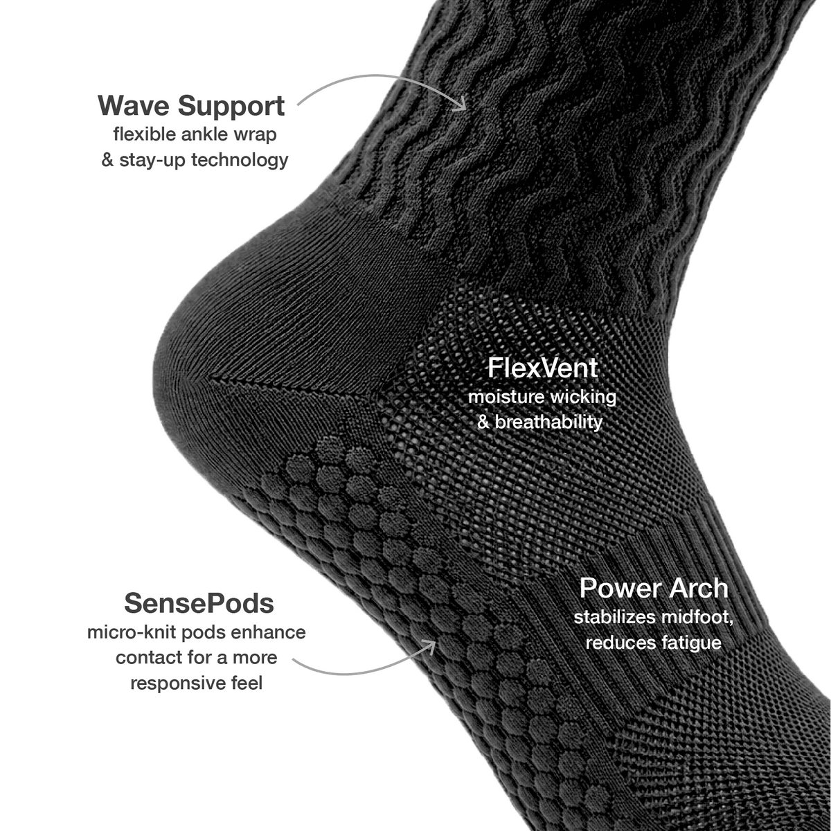 RaceKnit™ Ultralight Cooling Crew Socks - A-1 Thread Vault