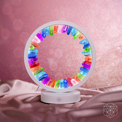 Rainbow After the Storm - Clear Quartz Lamp of Hope - A-1 Thread Vault
