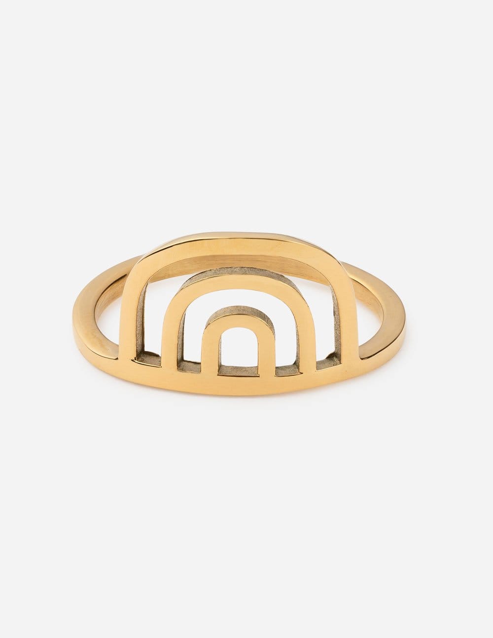Rainbow Arch Ring - A-1 Thread Vault