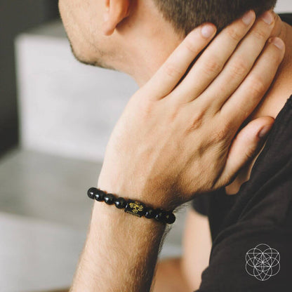 Rainbow Obsidian Protection Bracelet - A-1 Thread Vault