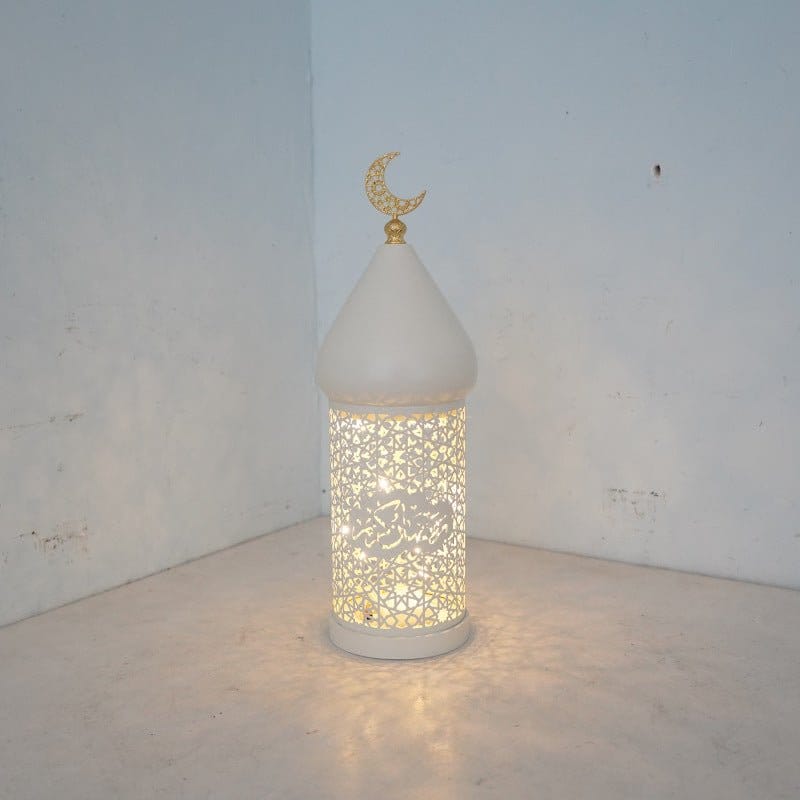 Ramadan Eid Candle Lantern Metal Craft Decorative Light (MAC380) - A-1 Thread Vault
