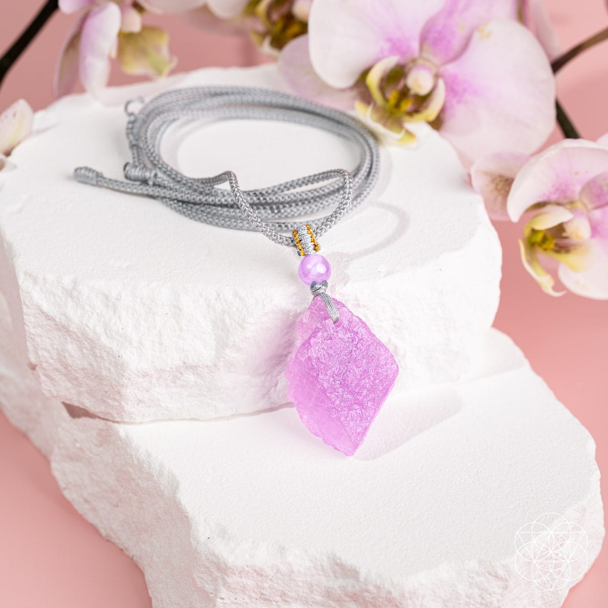 Rarer Than Diamonds - The Pink Kunzite Pendant - A-1 Thread Vault