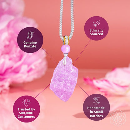 Rarer Than Diamonds - The Pink Kunzite Pendant - A-1 Thread Vault