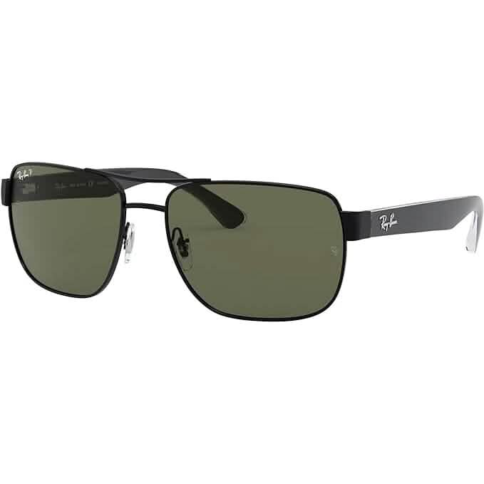 Ray-Ban Men's Rb3530 Square Sunglasses (Refurbished) - A-1 Thread Vault