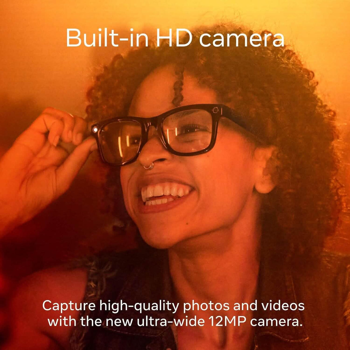 Ray-Ban Meta Wayfarer Large Smart Glasses (Refurbished) - A-1 Thread Vault