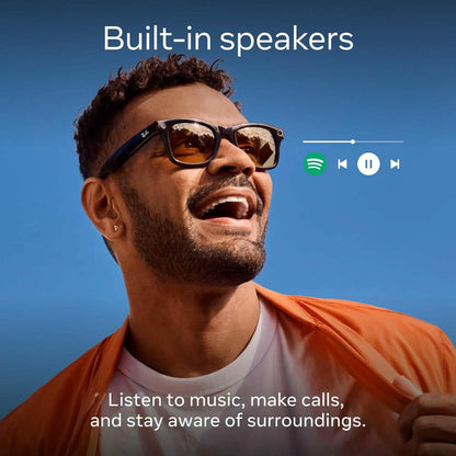 Ray-Ban Meta Wayfarer Large Smart Glasses (Refurbished) - A-1 Thread Vault