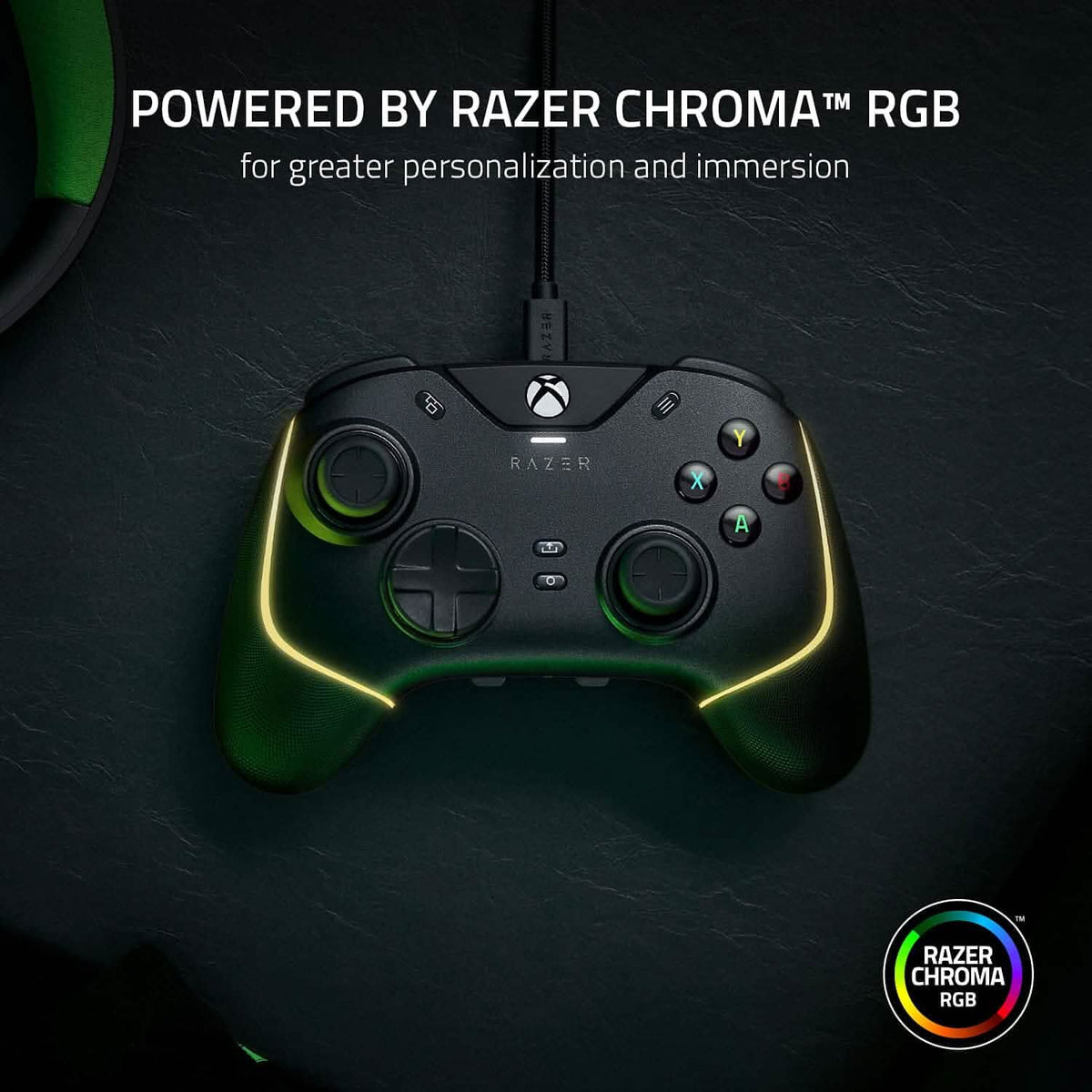 Razer Wolverine V2 Chroma Wired Gaming Pro Controller for Xbox Series X|S, Xbox One, PC (Refurbished) - A-1 Thread Vault