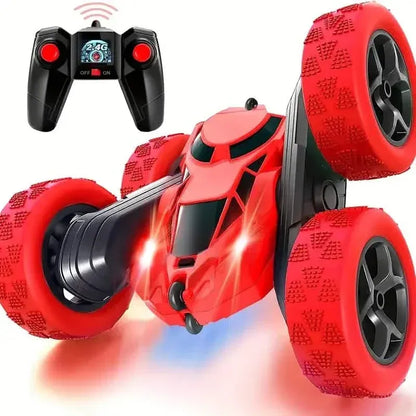 RC Remote Control Car – 4WD, 360° Flip Stunt, LED Lights, Ages 6+ - A-1 Thread Vault