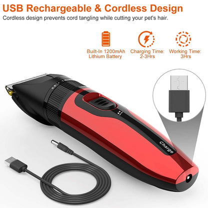 Rechargeable Cordless Pet Grooming Kit - A-1 Thread Vault