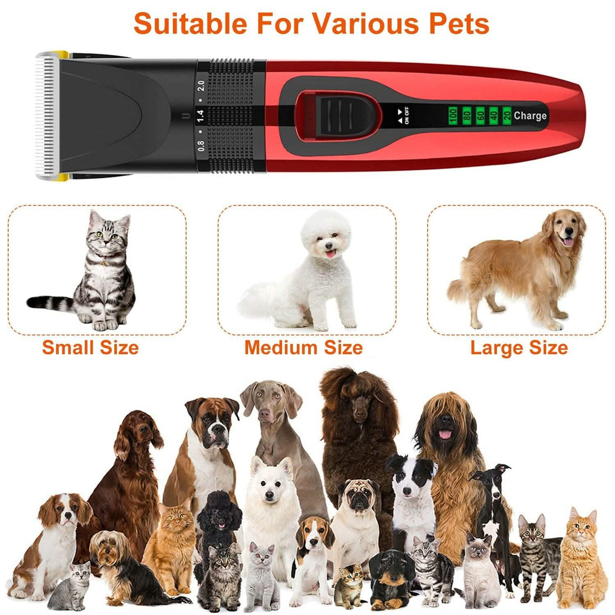 Rechargeable Cordless Pet Grooming Kit - A-1 Thread Vault