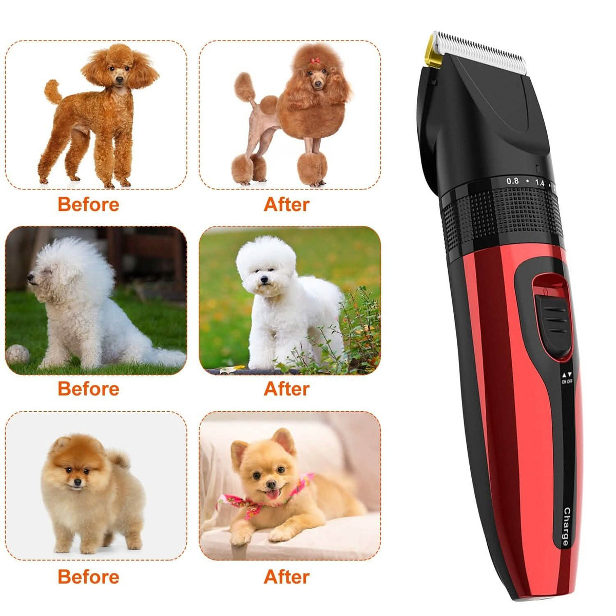 Rechargeable Cordless Pet Grooming Kit - A-1 Thread Vault