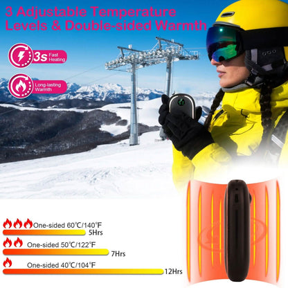 Rechargeable Hand Heater Pocket Warmer Power Bank with Digital Display - A-1 Thread Vault
