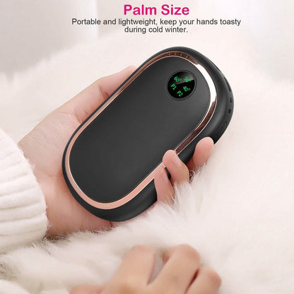 Rechargeable Hand Heater Pocket Warmer Power Bank with Digital Display - A-1 Thread Vault