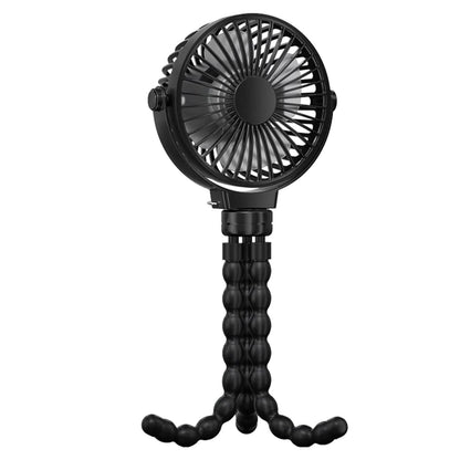 Rechargeable Handheld Fan with Flexible Tripod - A-1 Thread Vault