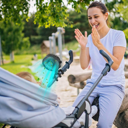 Rechargeable Handheld Fan with Flexible Tripod - A-1 Thread Vault