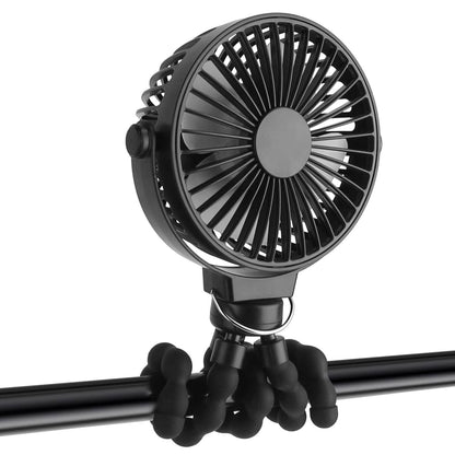 Rechargeable Handheld Fan with Flexible Tripod - A-1 Thread Vault