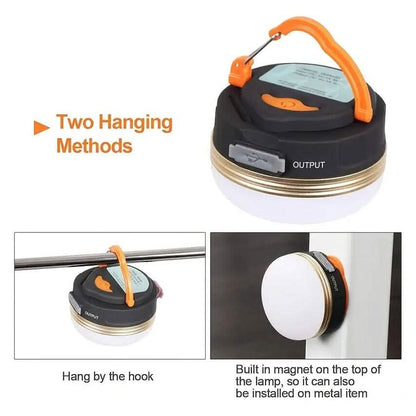 Rechargeable LED Camping Lantern with Magnet Base - A-1 Thread Vault