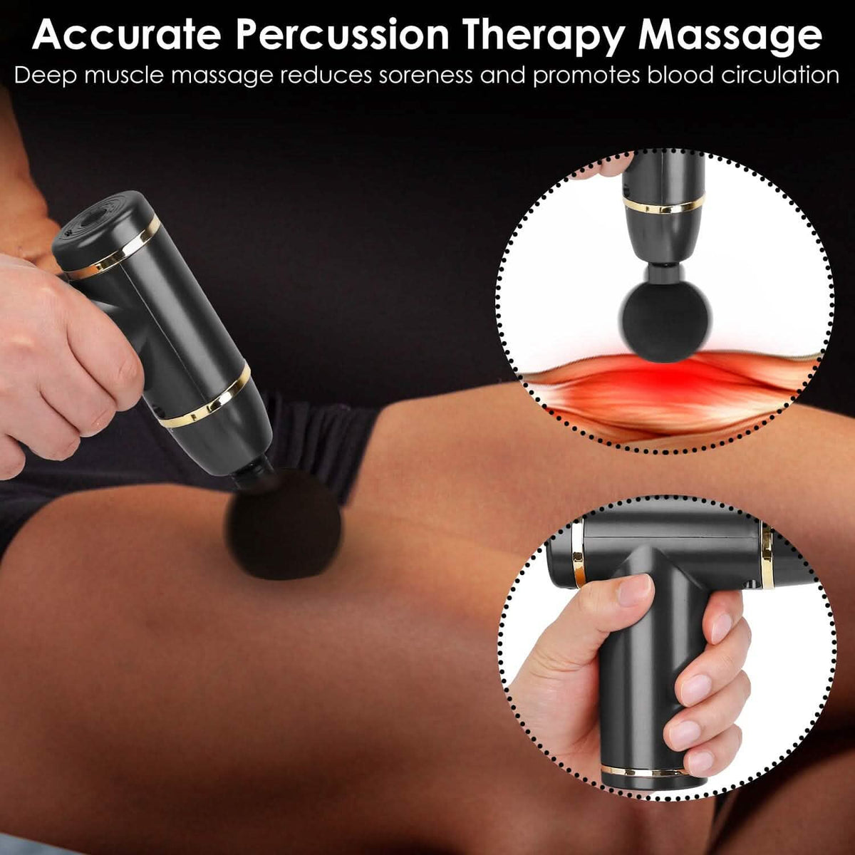 Rechargeable Percussion Massage Gun - A-1 Thread Vault