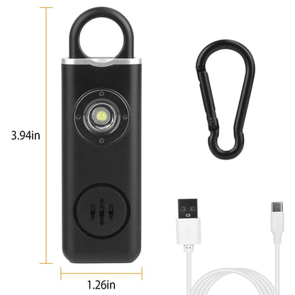 Rechargeable Personal Safety Alarm with Strobe Light - A-1 Thread Vault