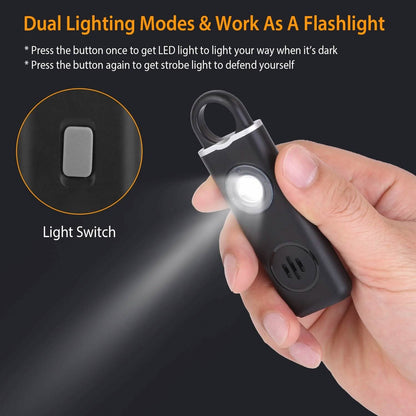 Rechargeable Personal Safety Alarm with Strobe Light - A-1 Thread Vault