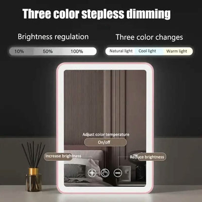 Rechargeable Travel Makeup Mirror with Led Lights - A-1 Thread Vault
