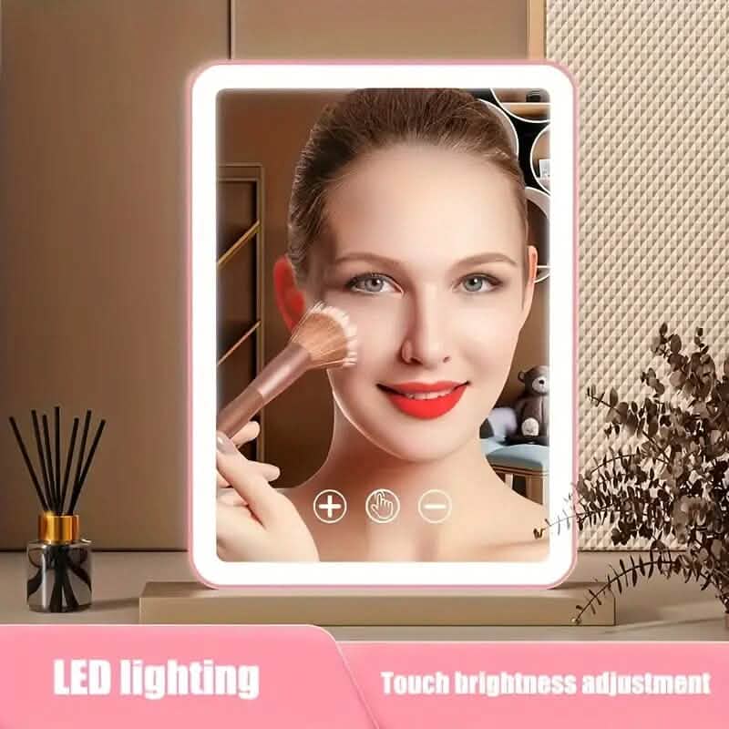 Rechargeable Travel Makeup Mirror with Led Lights - A-1 Thread Vault