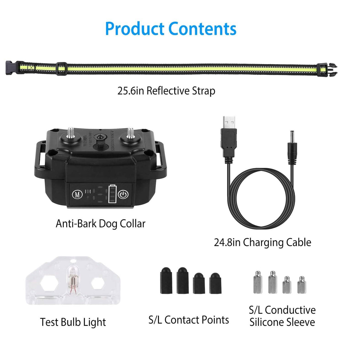 Rechargeable Waterproof Beep Vibration Static Stimulation Bark Stopper - A-1 Thread Vault