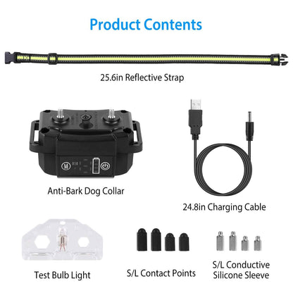 Rechargeable Waterproof Beep Vibration Static Stimulation Bark Stopper - A-1 Thread Vault