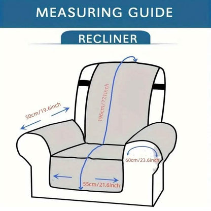 Recliner Sofa Cover Single Chair Non-Slip Slipcover Armchair Furniture Protector Cover - A-1 Thread Vault
