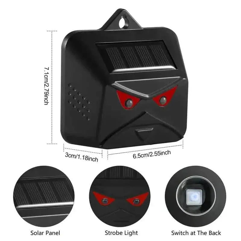 Red LED Light Waterproof Predator Repellent for Gardens - A-1 Thread Vault