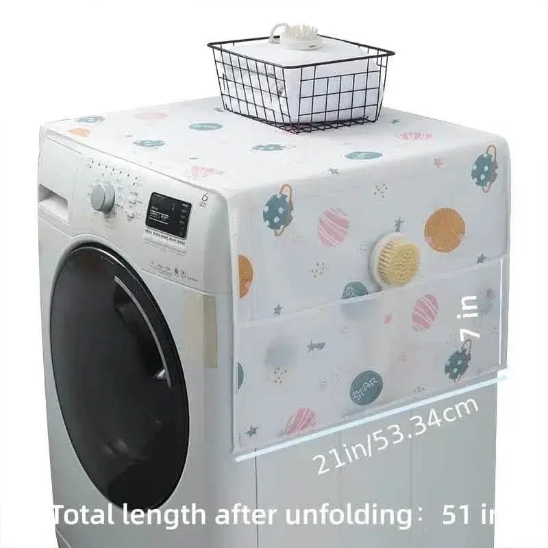 Refrigerator and Washing Machine Dust Covers with Pockets - A-1 Thread Vault