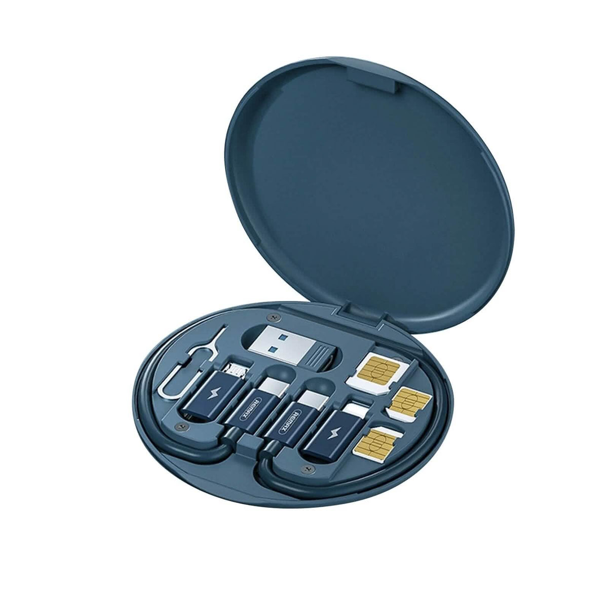 Remax Cable Adapter Storage Box Phone Holder - A-1 Thread Vault