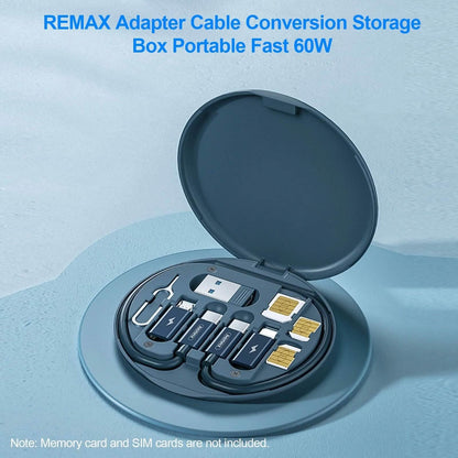 Remax Cable Adapter Storage Box Phone Holder - A-1 Thread Vault