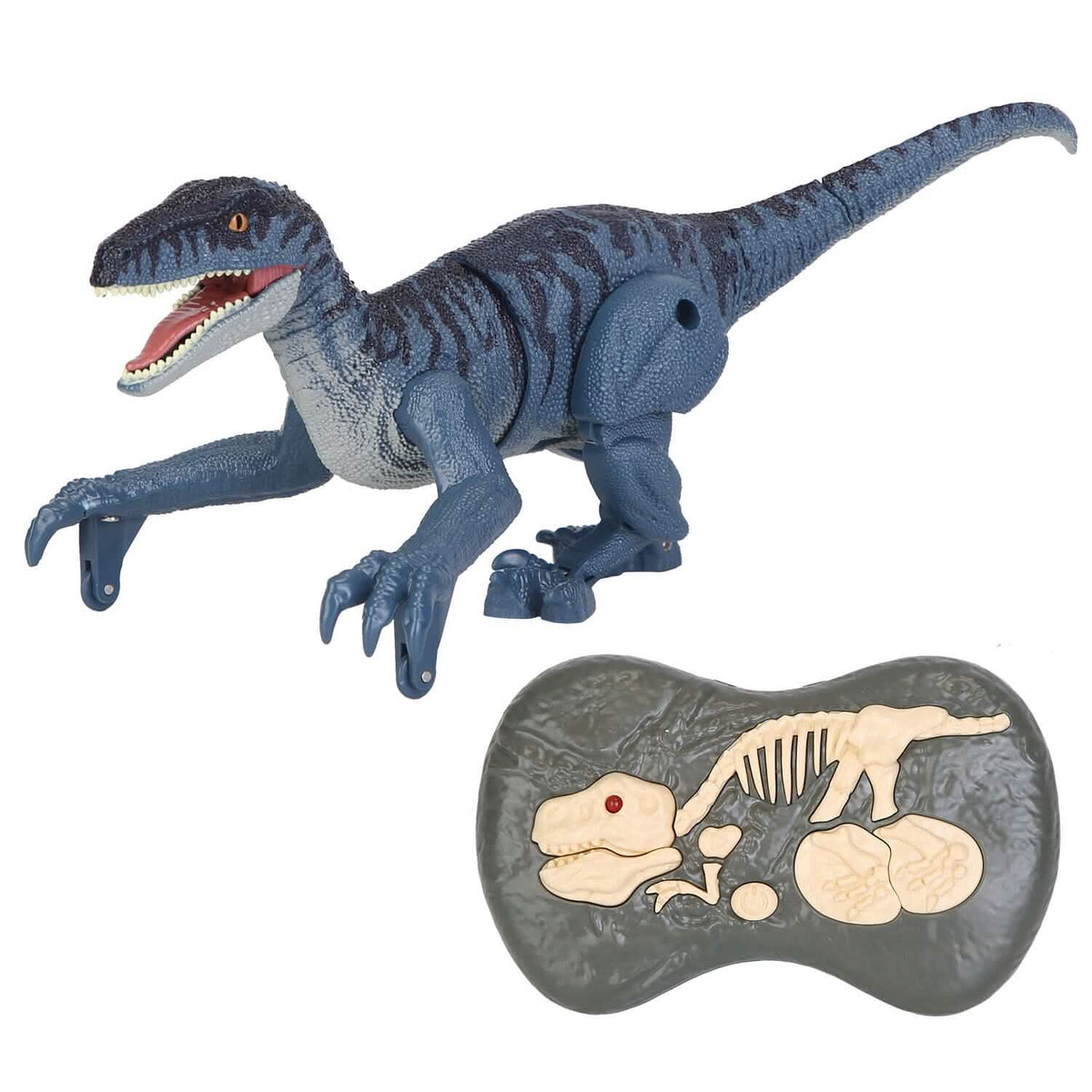 Remote Control Dinosaur with 3D Eye Roaring Sounds for 3-12 Years Old - A-1 Thread Vault